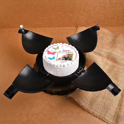 Explosion Birthday Bomb Photo Cake