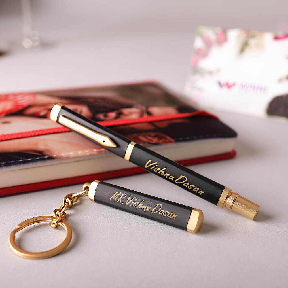  Personalised Pen and Key Chain